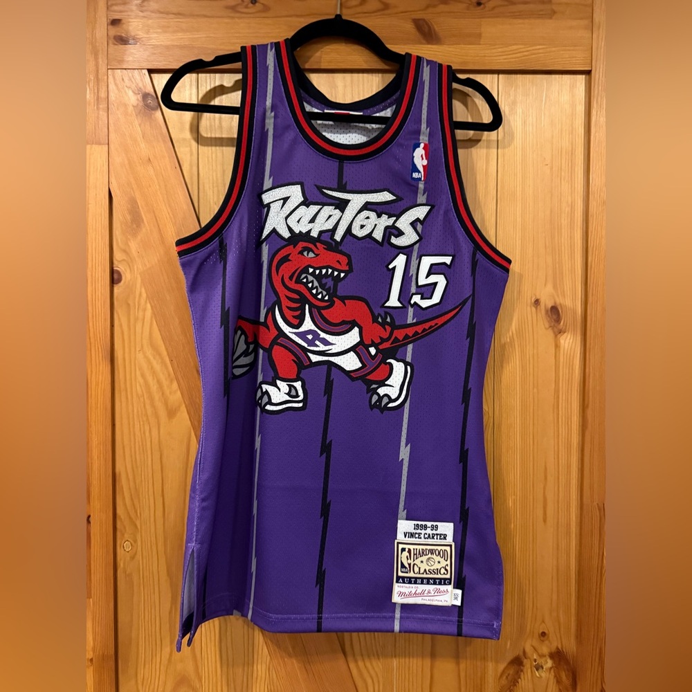 Vince Carter Toronto Raptors 1998-99 Purple Authentic Jersey